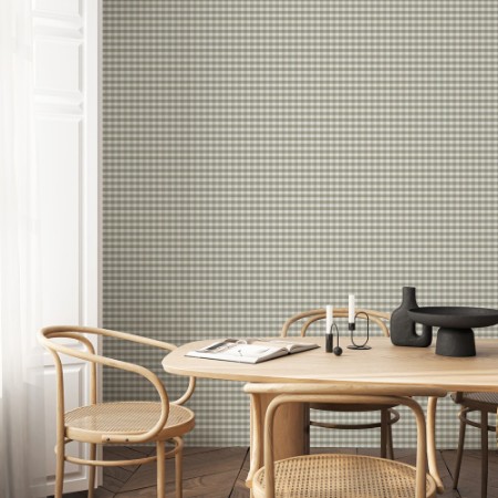 Coloring Checkered petite Green - 1031501-02 - 04769-01 paint Wallpassion